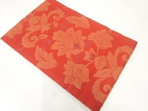 未使用品　唐花模様織出し名古屋帯